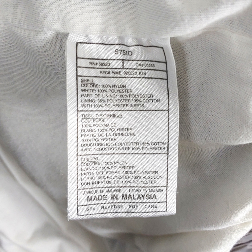 +SOLD+Vtg Nike Black Gray White Colorblock Full Zip Lined Jacket - Picture 4 of 6